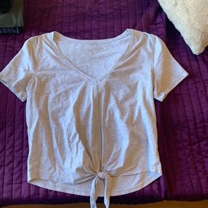 Lululemon Lightweight Cotton Tee with Tie
